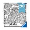 Ravensburger London Karta Penna & Bläck Pussel R129638 (200 stycken)