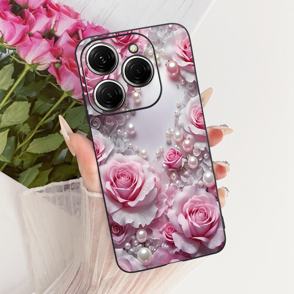 Case For Tecno Spark 20 Pro Cover KJ6 Cute Cat Fashion Butterfly Painted Casing For Techno Spark 20 Pro Bumper
