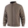 Mens Business Casual Stand Collar Jacket Middle Aged Outdoor Lightweight Loose Fit
