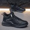 Winter new casual extra large size velvet thickened warm cotton shoes medium top leather sneakers