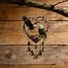 2D Acrylic Flat Heart Bird Wind, Spring Summer Indoor Outdoor Hanging Decoration Ornament