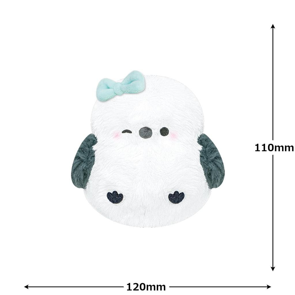 Tit Plush Toy with Tit Ribbon Long-tailed (S) Long-tailed