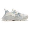 Li Ning Synthetic Leather, TPU Abrasion Resistant Cushioning Low top Casual Shoes Women's Ivory Cloud Blue AGCV474-4