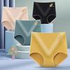 Cotton High-waist Girls Breathable Lingerie Graphene Crotch Panties Women Underwear Seamless Briefs
