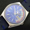 Seiko 5 AUTOMATIC 6319A JAPAN MENS VINTAGE BLUE COLOR DIAL WATCH A701914-5 R207-a701914