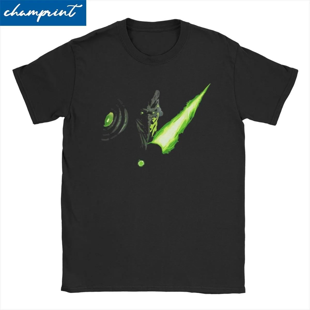Funny Green Blade Graphic Tee Unisex Women Round Neck Soft Cotton TShirt S