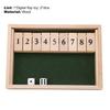 Dice Game Hand-eye Coordination Early Education Reliable Shut The Box Dice Game for Children