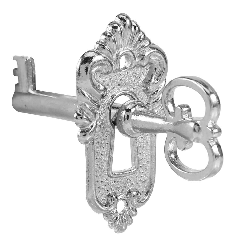 Antique Classical Drawer Cabinet Wardrobe Cupboard Gate Door Lock   Key JS
