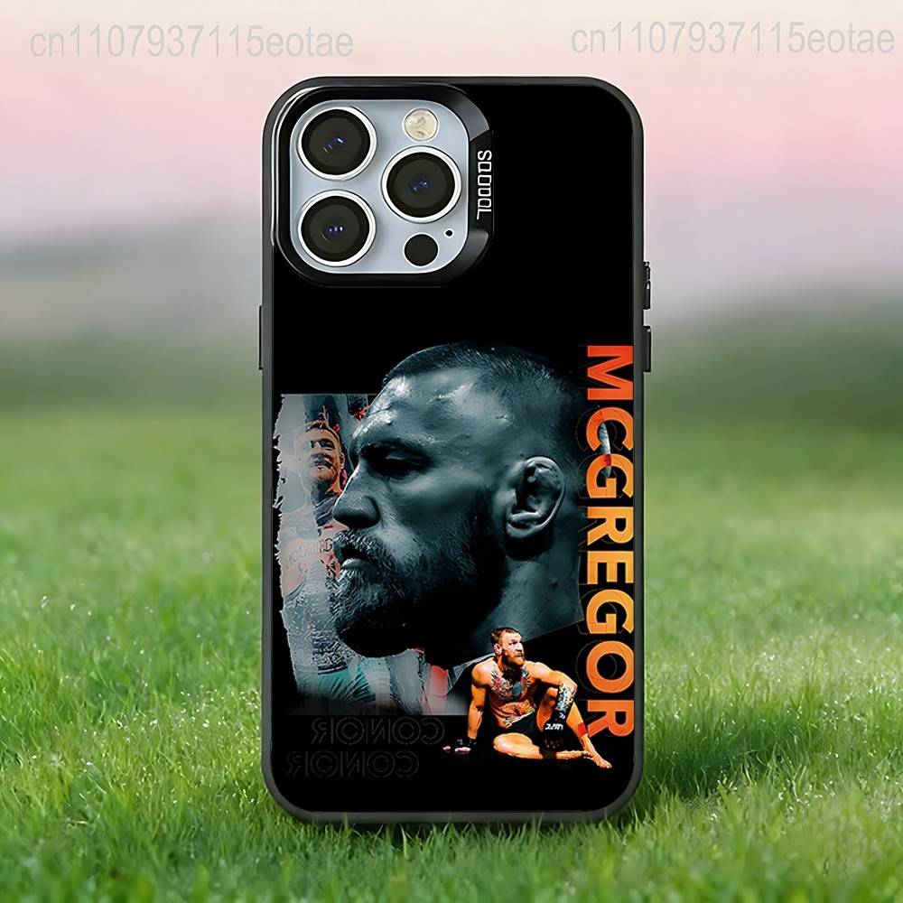 C-Conor M-McGregor Phone Case For iPhone 17,16,15,14,13,12,11,Pro,Max,Plus,E,Air,Mini Anti Fall Black  Bumper