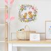 Cartoon Rustikale Hühner Blumenkorb Schlafzimmer Wohnzimmer Heimverschönerung Wandaufkleber