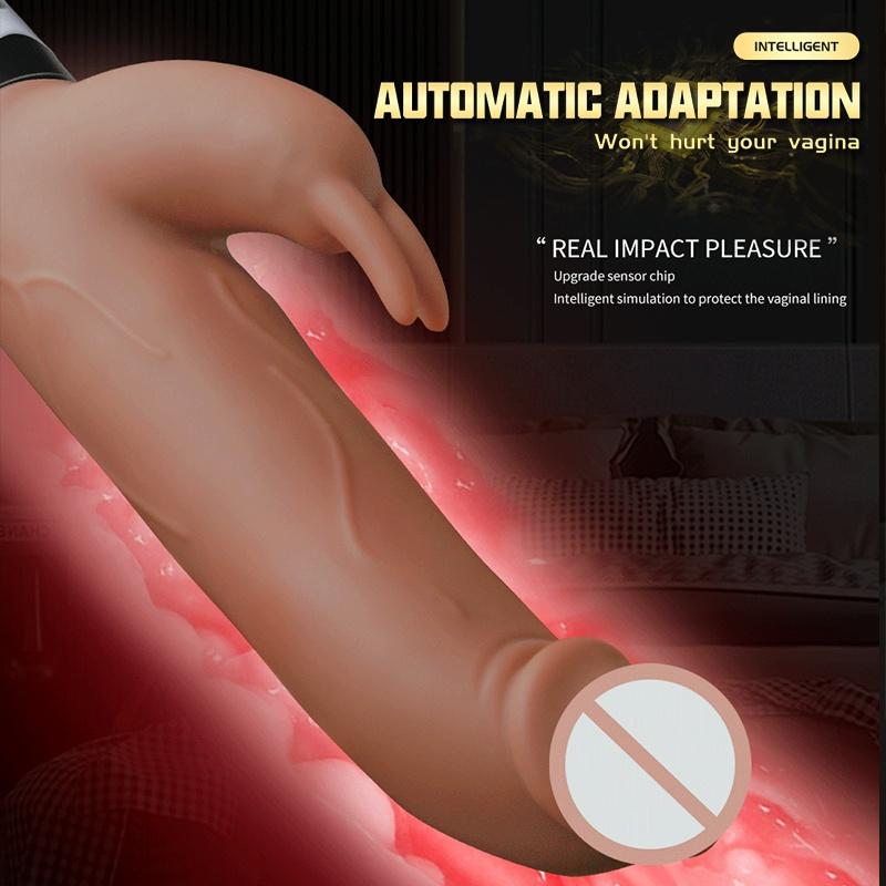 Teleskopický vibrátor dildo pro ženy Stimulátor klitorisu Hračka pro dospělé Erotický sexuální automat Produkty Žena Vagina Strapon Masturbátor Orgasmus