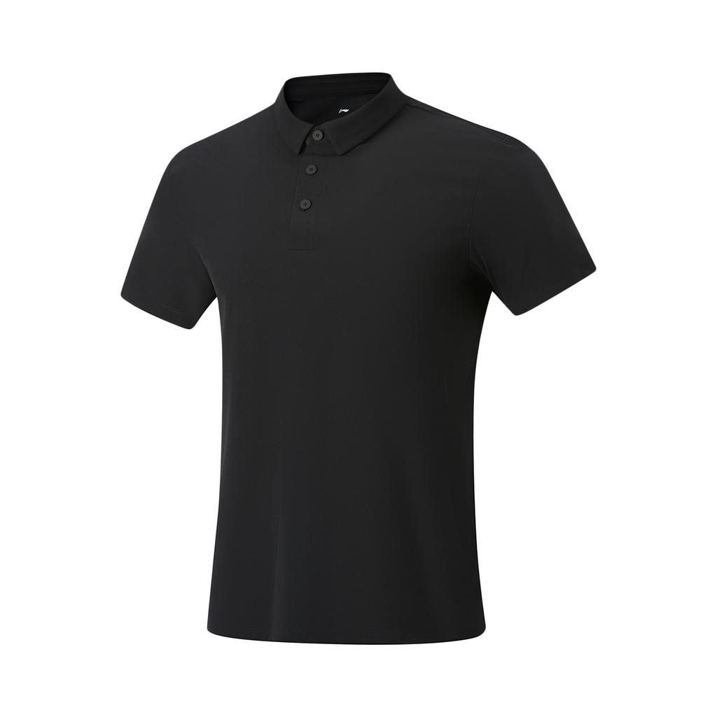 Li-Ning Fitness Series Logo Embroidered Polo Shirt Men tops APLW349-1