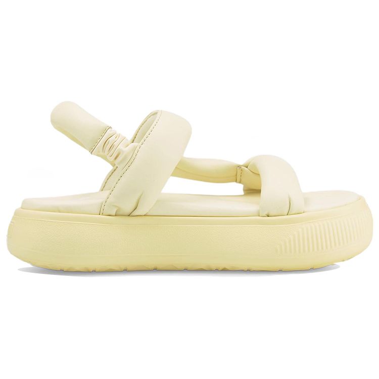 Puma זמש מאיו קיץ אניס פרח נשים סניקרס צהוב לבן 383379-03