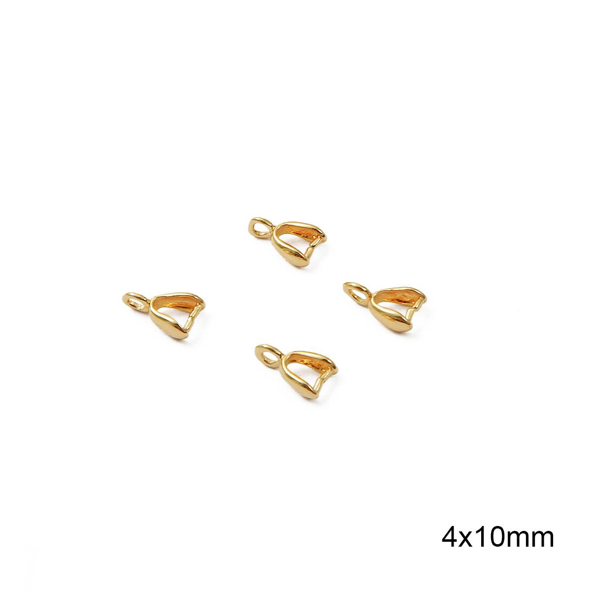 

2шт медные застежки с семенами дыни для изготовления ювелирных изделий своими руками 4x10mm 2pcs золотой