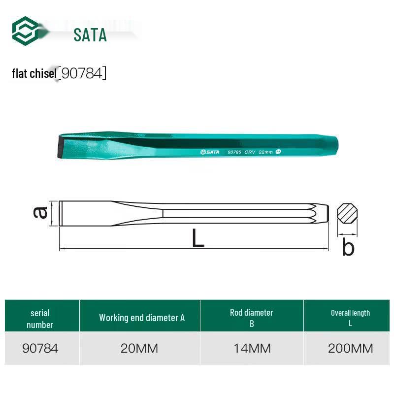 SATA 90784 Flat Chisel