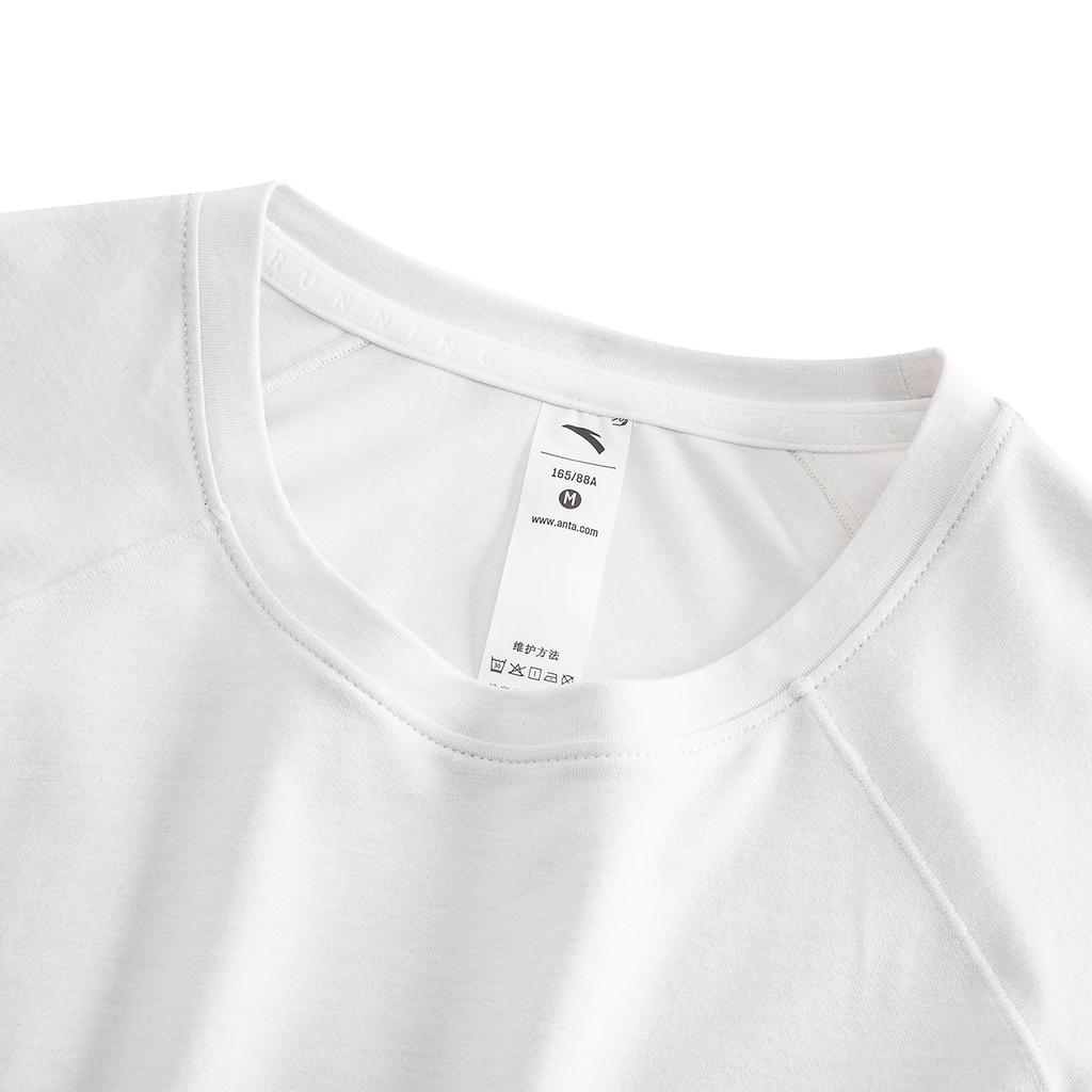 Anta Running Series Long Sleeve Knitted Top Autumn 2026 Long T-Shirt Women tops Barley-White 962635404-1