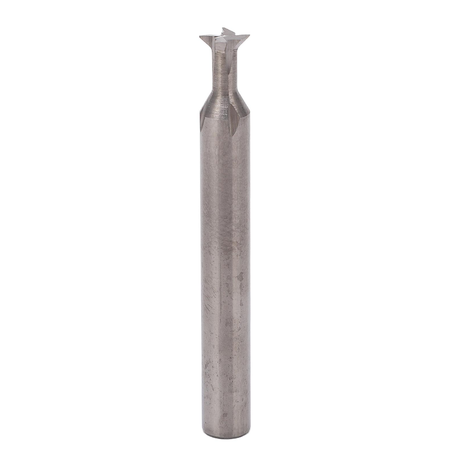 

Dovetail Bit Carbide 6mm Dia Shank 4 Flutes 50mm Length Universal Dovetail Milling Cutter 80 degrees