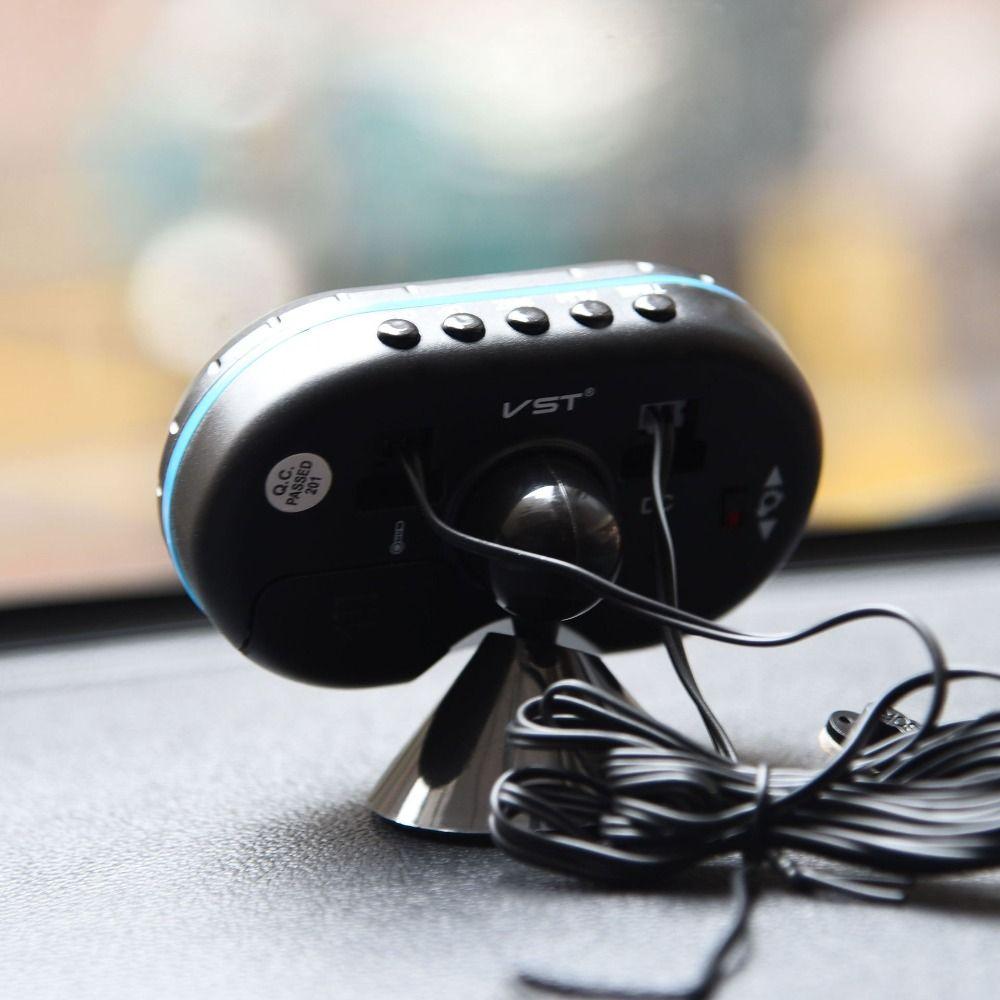 12V-24V Car Battery Voltage Volt Voltmeter Tester Freeze Alert Car Voltmeter Thermometer  Car