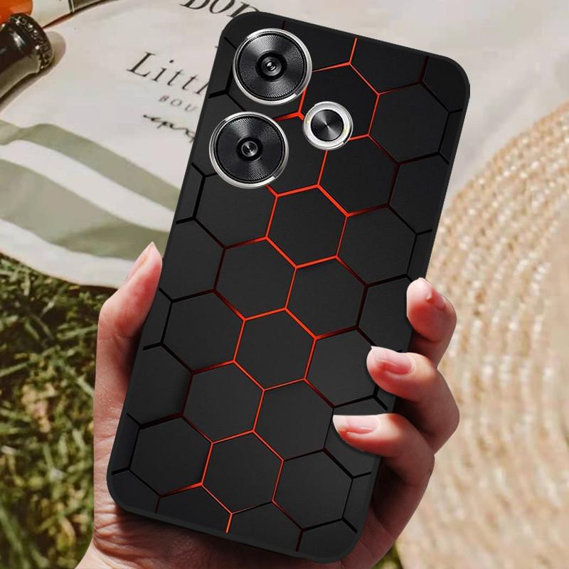 For Xiaomi POCO F6 Case POCOF6 Luxury Phone Silicon Back Cover For Xiaomi POCO F6 Cases  F 6 Protective Shockproof Shell Capas