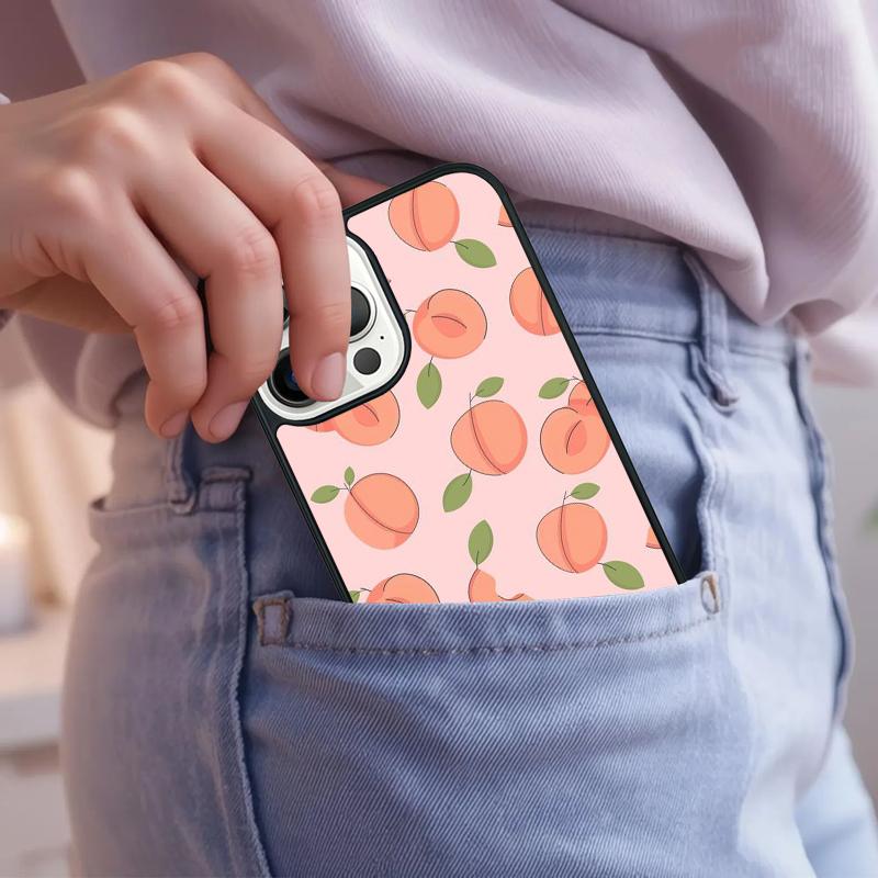 Cute Fruit Patterned Phone Case For IPhone 18 17 Air 15 16e 14 13 Pro Max Coque 12 11 Pro Max PLUS cover