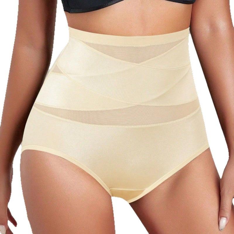 Women High Waist Seamless Tummy Control Breathable Thin Body Shaping Shapewear Pants