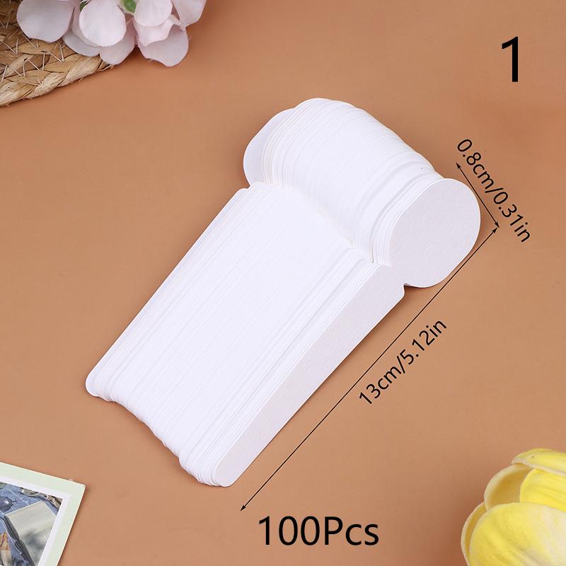 30/100Pcs Testing Aromatherapy Fragrance Various Shape Cotton Absorbent Perfume Essential Oils Test Tester Paper Strips Paper