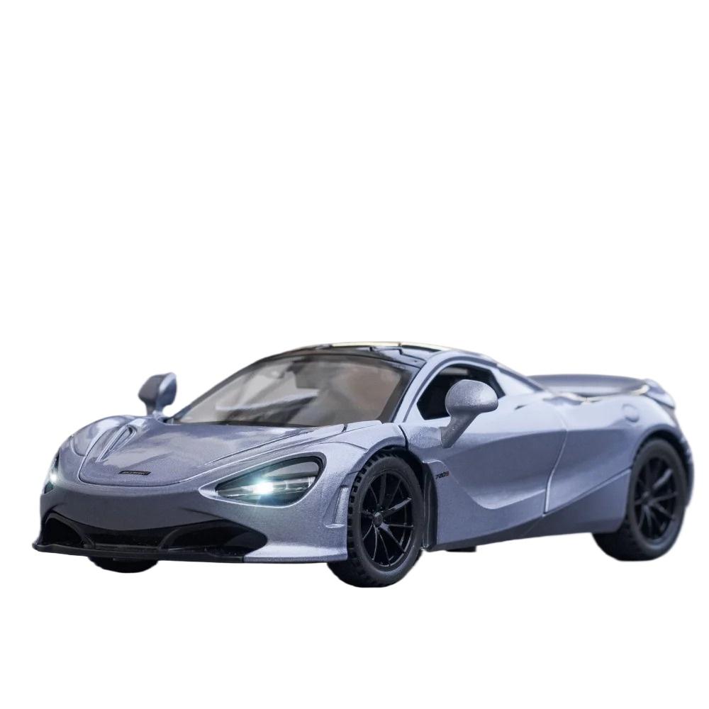 1/32 Scale McLaren 720s Sports Car High Simulation Alloy Metal Diecast Model Car Sound & Light Gifts for Boyfriend Present with Boys