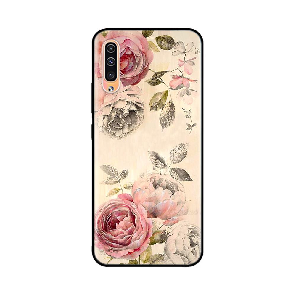 For Samsung Galaxy A50 Case TPU Soft Silicone Back Cover Cartoon Phone Case For Samsung A50S A30S A50 A30 S Bumper Fundas Shells
