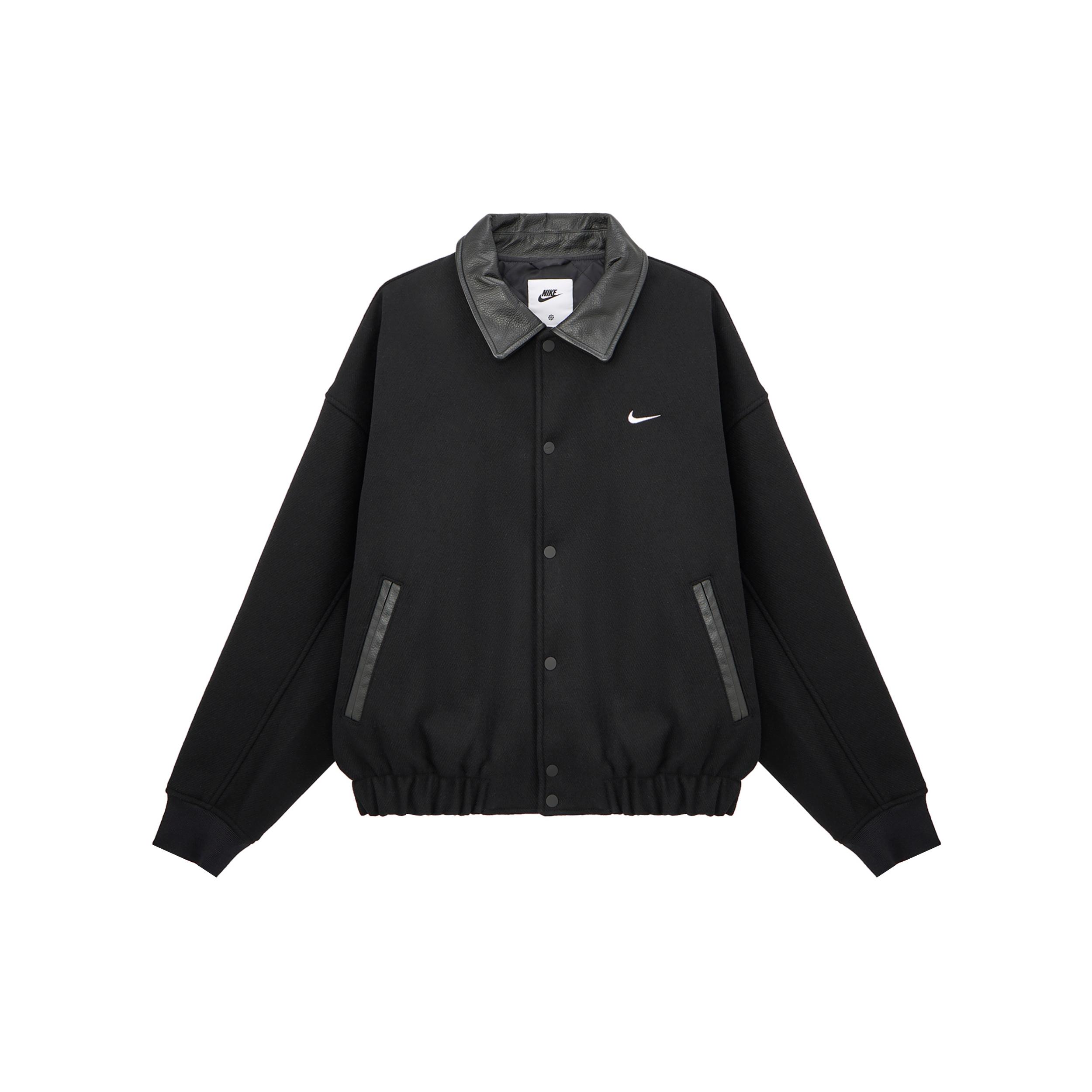 

Новая мужская шерстяная куртка-бомбер Nike Solo Swoosh FZ1168-010 XXL