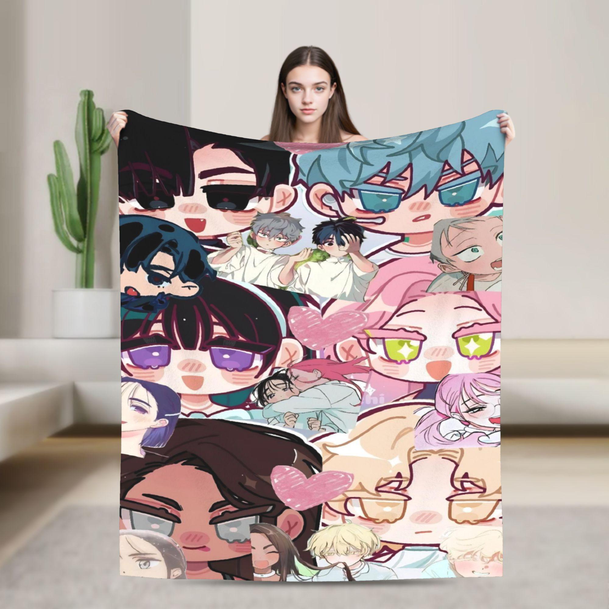 

Alien Stage Manga Character Print Blanket Quality Warm Soft Throw Blanket Winter Kids Adult Home Decor Pattern Bedspread 75x100cm (30x40inch)