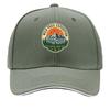 Retro Wilderness Mountain Forest Emb Sandwich Baseball Cap Sun Cap Outdoor Workouts Hat