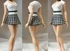 Scale Action Figure OL Office Lady Sexy Shot Skirt and Belt and Head Not [TOYBARJAPAN] 1/6 Vest, (body Included)