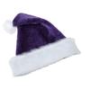 Fashion Multi Color Plush Christmas Hat Plush with Pompom Fur Xmas Cap Thicken Comfortable Santa Claus Hat New Year