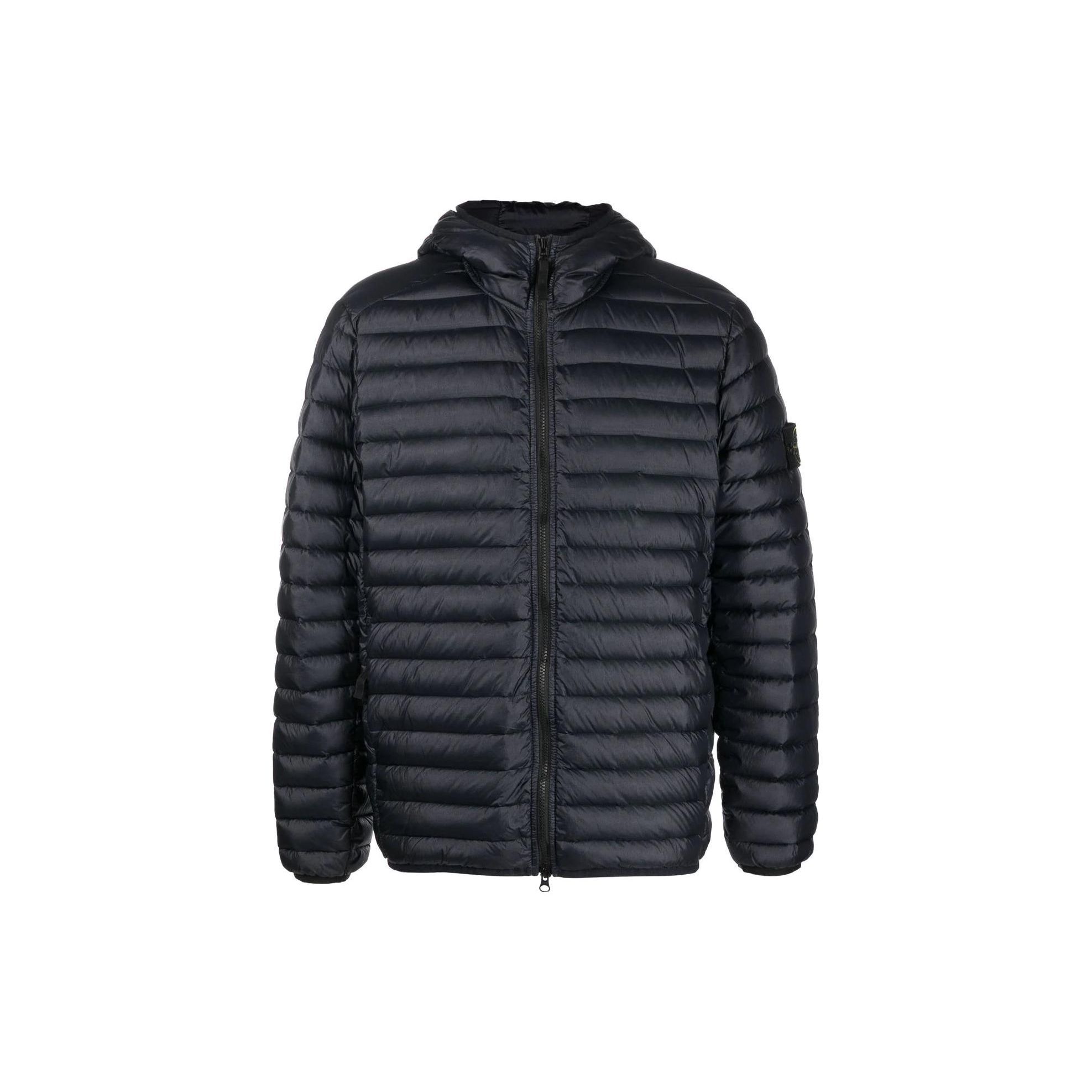Stone Island Vienskrāsu Stepēts Jakas ar