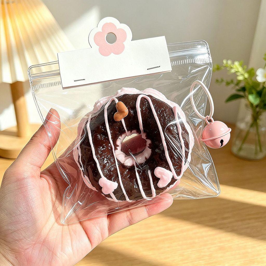 Silicone Stress Relief Toy With Berry Sweet Donuts For Kids And Adults