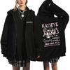 Damen Herren Katze Lustiger Print Reißverschluss Kapuzenpullover Damen Grafik Gothic Y2k Reißverschluss Sweatshirts Mode Vintage Streetwear Kleidung