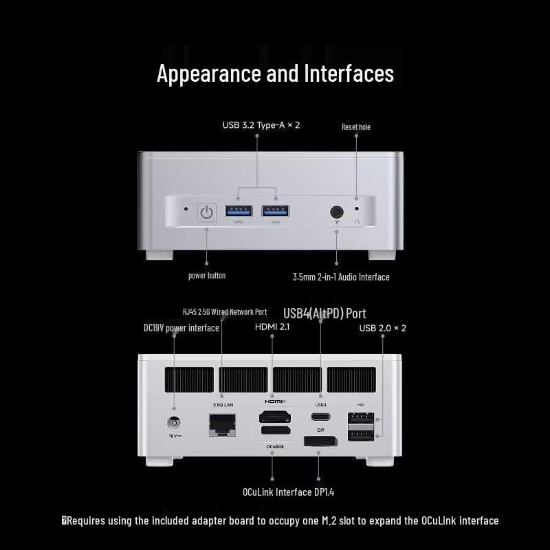 MINISFORUM X1 Lite Ryzen 7 255 Mini PC (CN version)