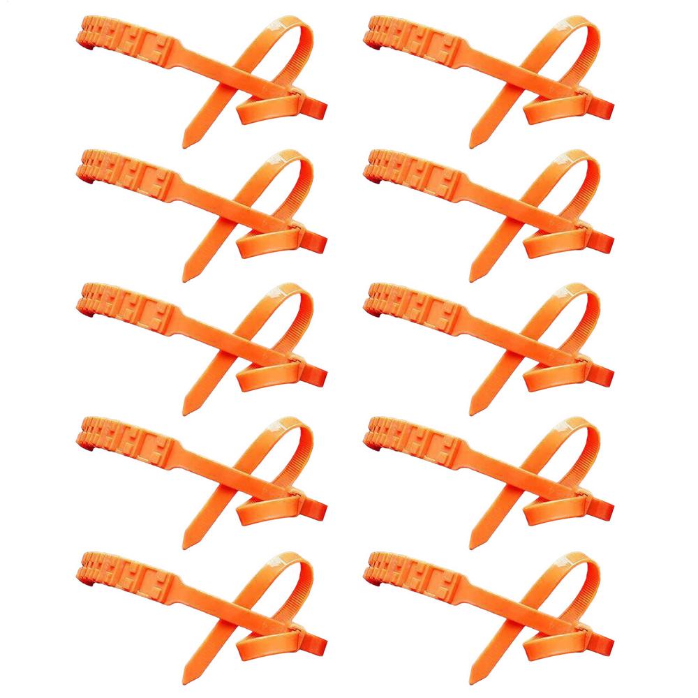 

10PCS Car Tire Chains Winter Snow Anti-Skid Tyre Cable Ties Auto Outdoor Snow Tire Tyre Anti Skid Chain Emergency Accessories