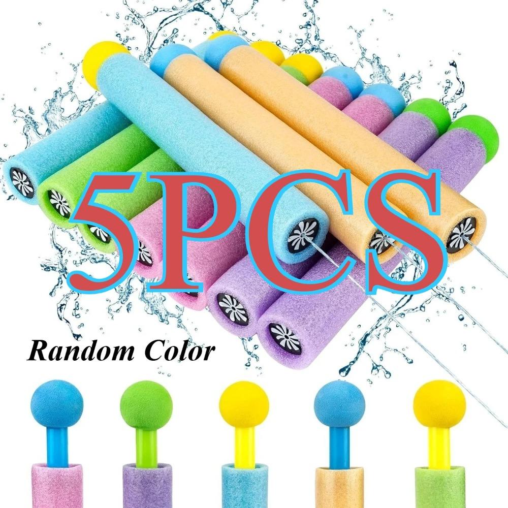 5/20 Pcs Kids Water Guns Set – Foam Bubble Sprayer Blaster with Detachable Nozzle, Beach & Pool Summer Toys for Outdoor Play