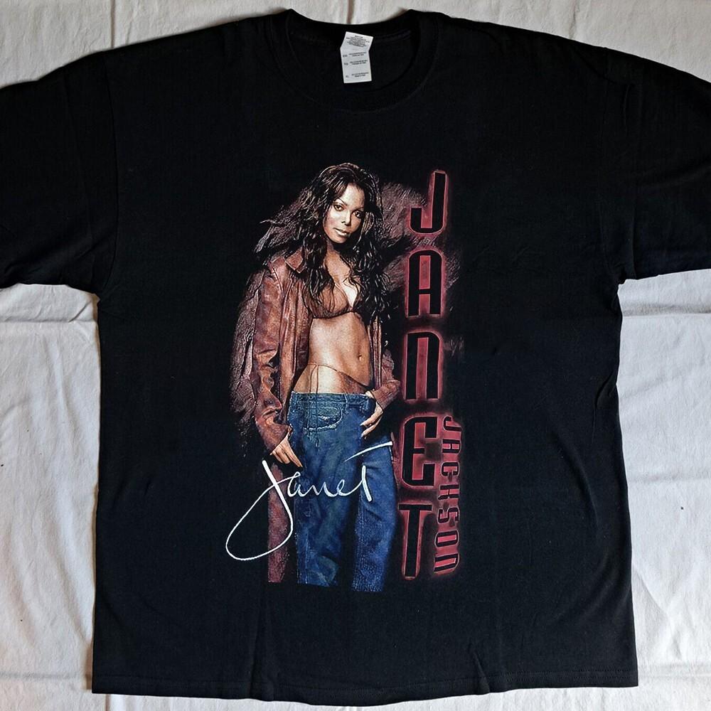 Rare Janet Jackson Unisex Men All Size T-Shirt 9D234 Unisex T-Shirt M