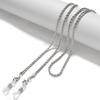 Dual-Purpose Cable Knit Eyeglass & Mask Chain with Lobster Clasp - Anti-Drop, Fashionable Accessory