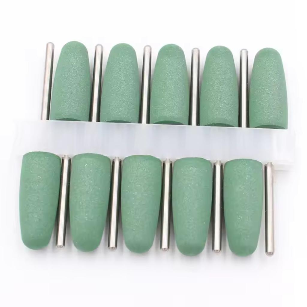 10Pcs Silicone Dental Polishing Heads Tooth Drill Bits For Dental Grinders Smoothing Tooth Surfaces Dentist Tools Nail Polishing