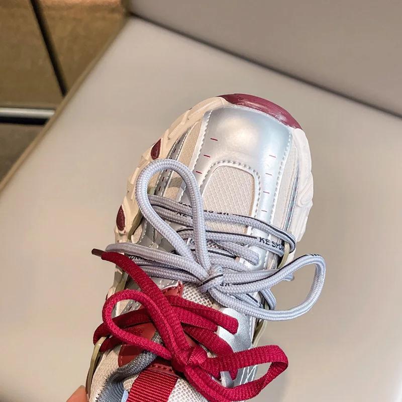 2024 Children Versatile Sneakers for Girls Boys Autumn New Fashion Korean Style Soft Bottom Casual Anti-slippery Sports Shoes