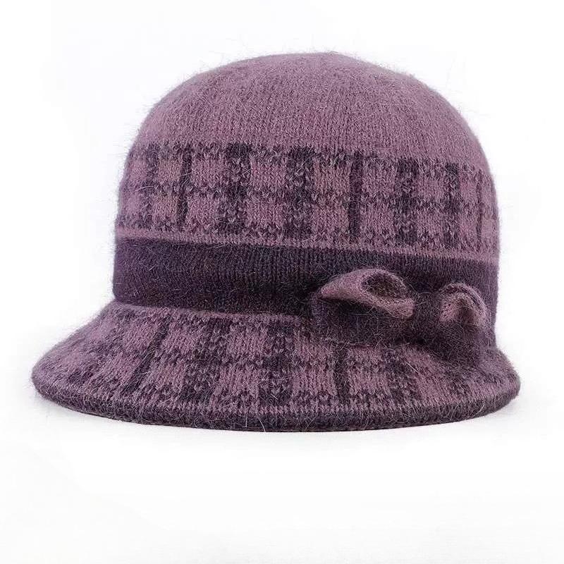 Women's Knitted Beanie Hat Thickened Winter Cap Breathable Warm Knitted Hat for Outdoor Fashion Women Accessory