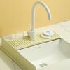 Silicone Sink Faucet Mat Drying Wear Resistant Drainage Pad Countertop Water Drainer Quick-Drying Kitchen Sink Draining Gadgets