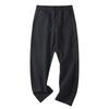 Men's Autumn Elastic Waist Drawstring Straight-Leg Sweatpants, Solid Color Versatile Sports Casual Pants for Export