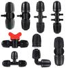 1/2" Pipe Reduce 1/4" Hose Locked Connector Multi-Way Shape 16mm PE Pipe Coupling Garden Agriculture Watering Irrigation Fitting