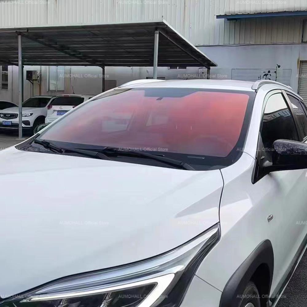 1.52mX30m VLT 82% Red Storm Chameleon Car Window Tint, Windshield Tints Decals Foils Solar Tinting Film UV Block Wholesale