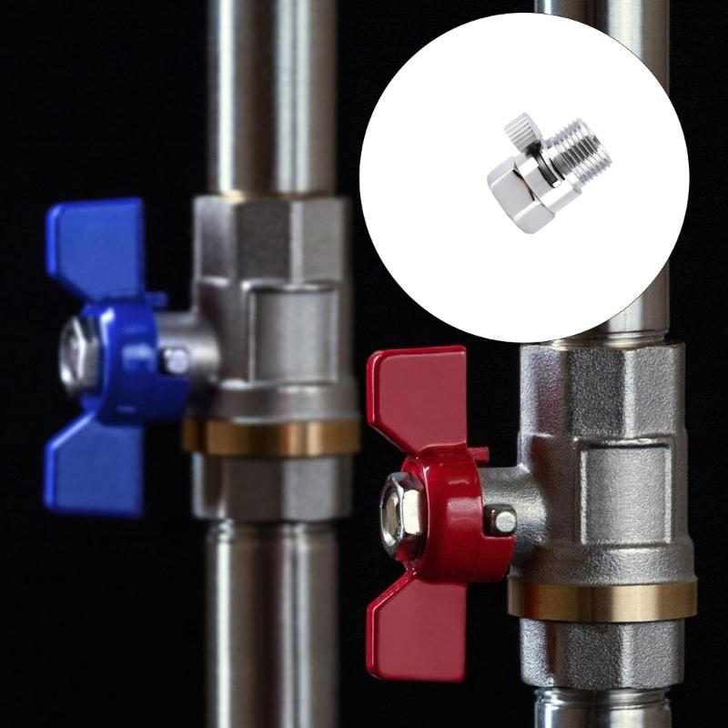 Leads Free Brass Angle Valves Corrosion Proof Design & Easy Installation Triangular Shutoff Valves for Bathroom Kitchen