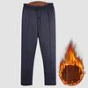 Nanjiren Men's Thickened Fleece-Lined Thermal Underwear Pants